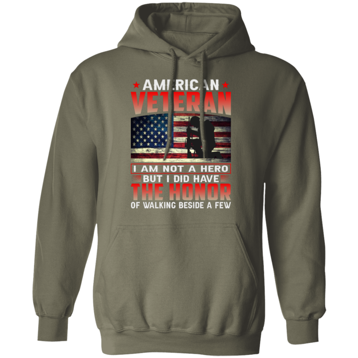 American Veteran Tribute Hoodie – Honoring the Heroes Beside Us