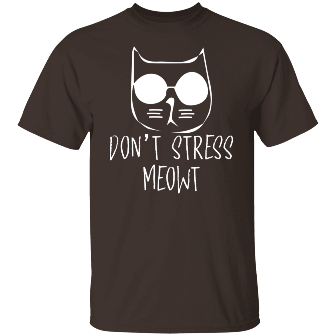 "Don't Stress Meowt" Cool Cat T-Shirt – Perfect for Cat Lovers, Cat Owners, & Cat Ladies!