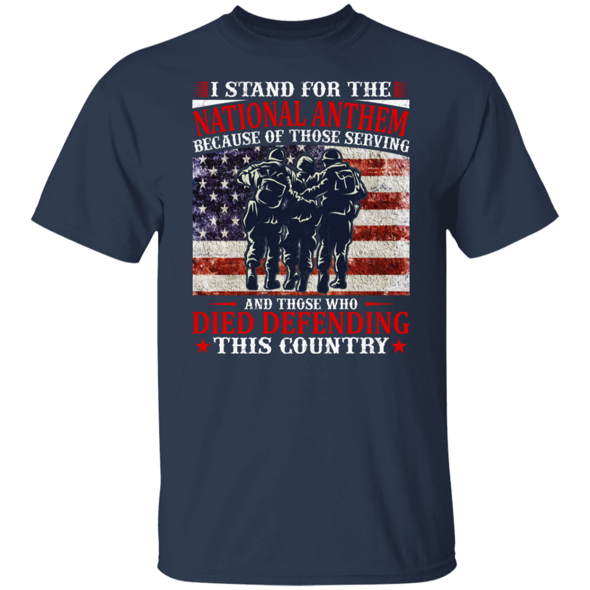 Stand Proud for America T-Shirt – Wear Your American Pride on Your Sleeve!