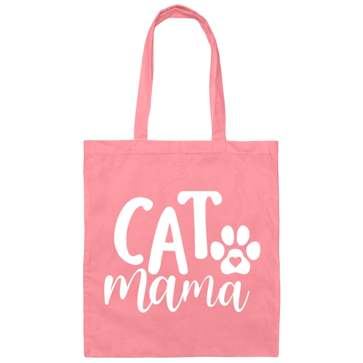 "Cat Mama" Tote Bag – Carry Your Love with a Heartfelt Paw Print!