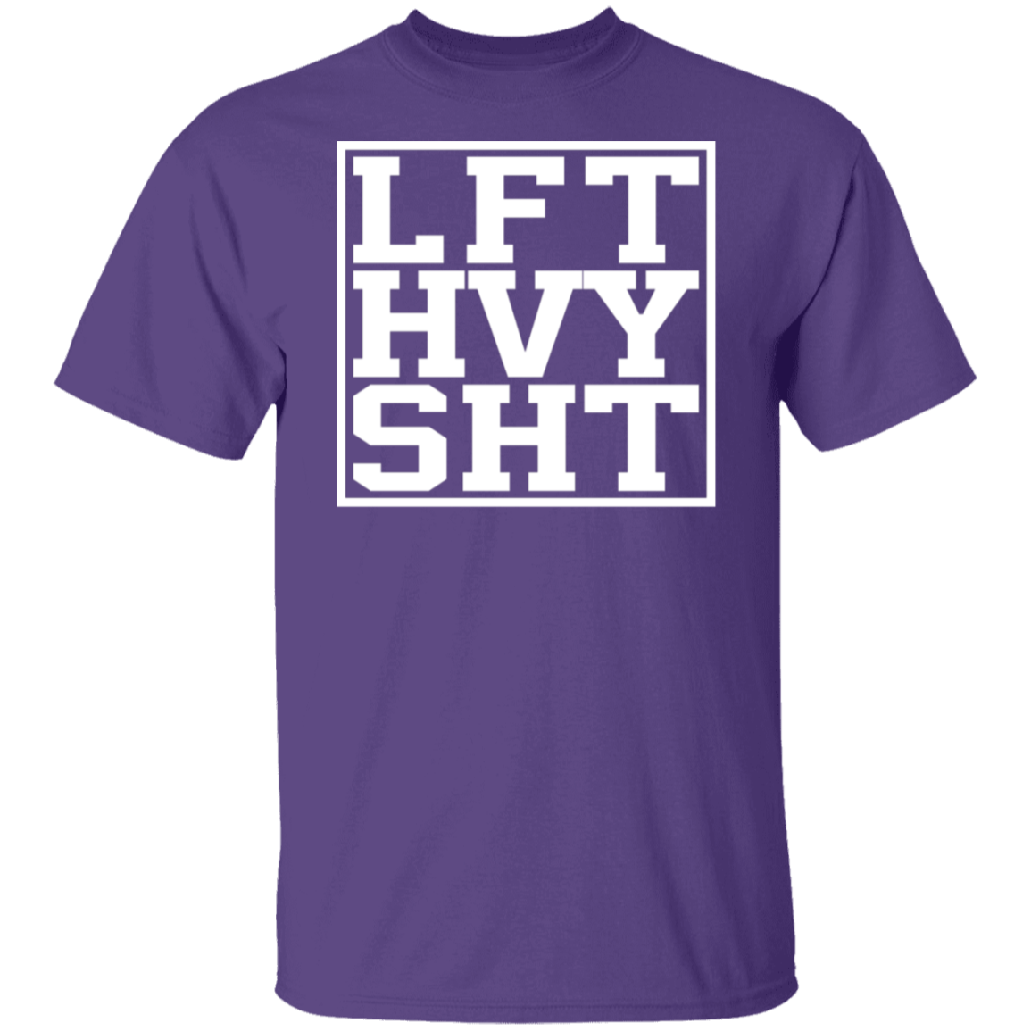 "LFT HVY SHT" T-Shirt - Bold Design for Weight Lifters and Gym Enthusiasts!