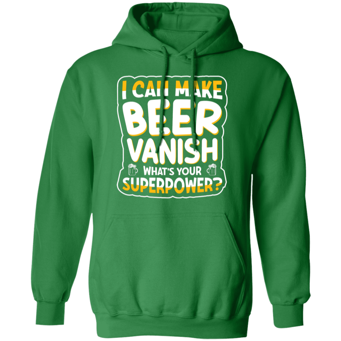 "I Can Make Beer Vanish" Superpower Hoodie – Cozy & Funny for Beer Lovers & Happy Hour Heroes