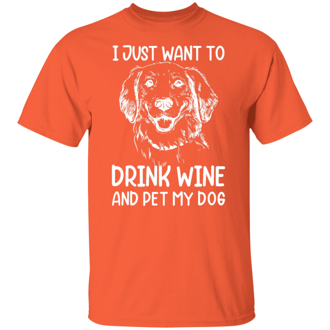 "Wine, Wag, and Unwind": Dog Lover's T-Shirt