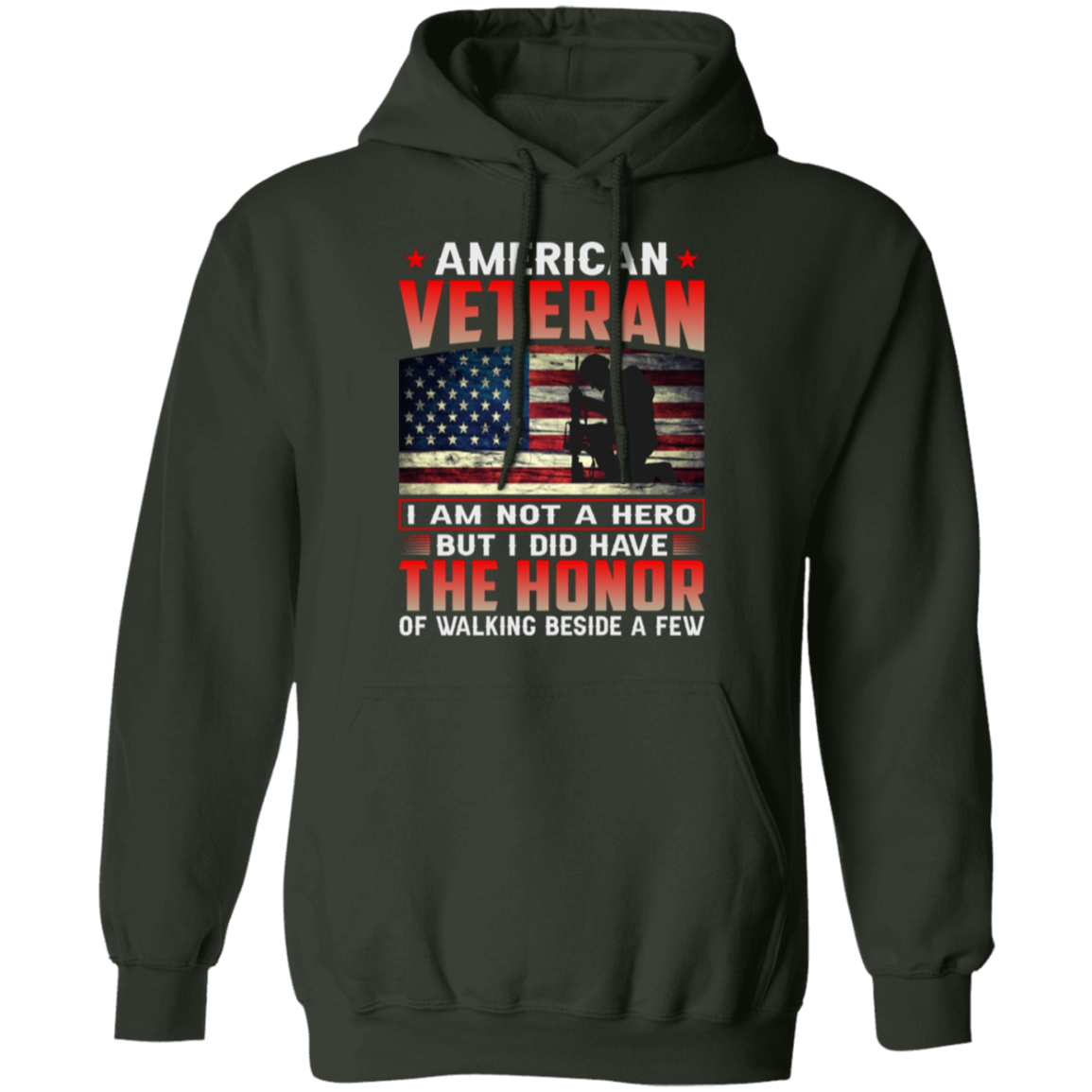 American Veteran Tribute Hoodie – Honoring the Heroes Beside Us