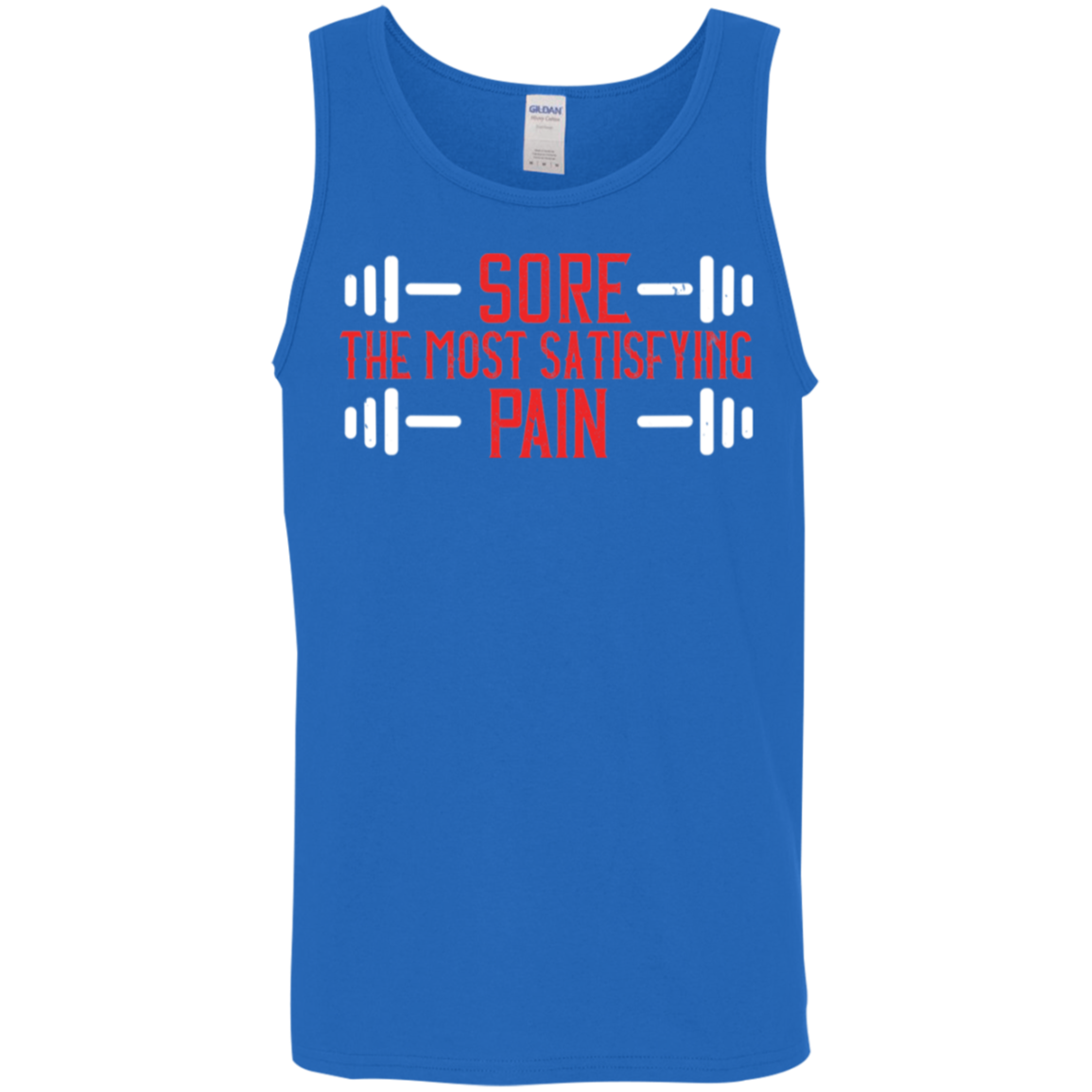 "Sore: The Most Satisfying Pain" Tank Top – Fitness & Weight Lifting Gear