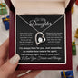 To My Daughter - In Your Heart l Forever Love Necklace