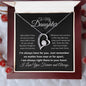 To My Daughter - In Your Heart l Forever Love Necklace