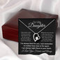 To My Daughter - In Your Heart l Forever Love Necklace