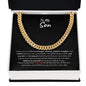 To My Son - Be Proud (from Dad) l Cuban Link Chain