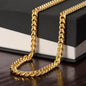 To My Son - Be Proud (from Dad) l Cuban Link Chain
