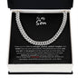To My Son - Be Proud (from Mom) l Cuban Link Chain