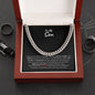 To My Son - Be Proud (from Dad) l Cuban Link Chain