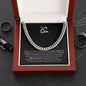 To My Son - Be Proud (from Mom) l Cuban Link Chain