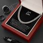 To My Son - Be Proud (from Dad) l Cuban Link Chain