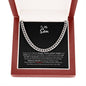 To My Son - Be Proud (from Dad) l Cuban Link Chain