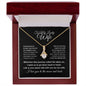 To My Lovely Wife - I Love You So Much l Alluring Beauty Necklace