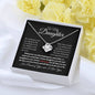 To My Daughter - Straighten Your Crown l Love Knot Necklace