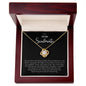 To My Soulmate | Thank You - Love Knot Necklace