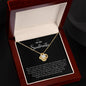 To My Soulmate | Thank You - Love Knot Necklace