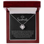 To My Soulmate | Thank You - Love Knot Necklace