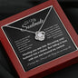 To My Soulmate - Always Have and Always Will l Love Knot Necklace