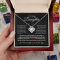 To My Daughter - Straighten Your Crown l Love Knot Necklace