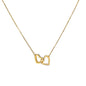 To My Beautiful Soulmate - Now and Forever l Interlocking Hearts Necklace
