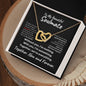 To My Beautiful Soulmate - Now and Forever l Interlocking Hearts Necklace