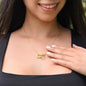 To My Daughter - Carry You In My Heart l Interlocking Hearts Necklace