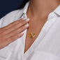 To My Beautiful Soulmate - Now and Forever l Interlocking Hearts Necklace