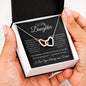 To My Daughter - Carry You In My Heart l Interlocking Hearts Necklace