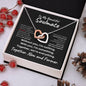 To My Beautiful Soulmate - Now and Forever l Interlocking Hearts Necklace