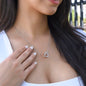 To My Beautiful Soulmate - Now and Forever l Interlocking Hearts Necklace