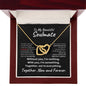 To My Beautiful Soulmate - Now and Forever l Interlocking Hearts Necklace