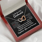 To My Beautiful Soulmate - Now and Forever l Interlocking Hearts Necklace