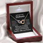 To My Beautiful Soulmate - Now and Forever l Interlocking Hearts Necklace