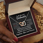 To My Beautiful Soulmate - Now and Forever l Interlocking Hearts Necklace