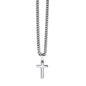 To My Son - Have Faith (from Mom) l Artisan Cross Necklace on Cuban Chain