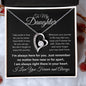 To My Daughter - In Your Heart l Forever Love Necklace