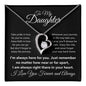 To My Daughter - In Your Heart l Forever Love Necklace
