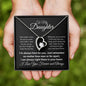To My Daughter - In Your Heart l Forever Love Necklace