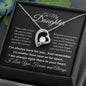 To My Daughter - In Your Heart l Forever Love Necklace