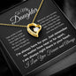 To My Daughter - In Your Heart l Forever Love Necklace