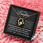 To My Daughter - In Your Heart l Forever Love Necklace