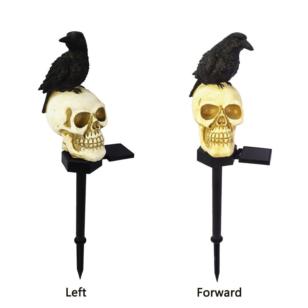 Solar Light Skull Decorative Halloween Light