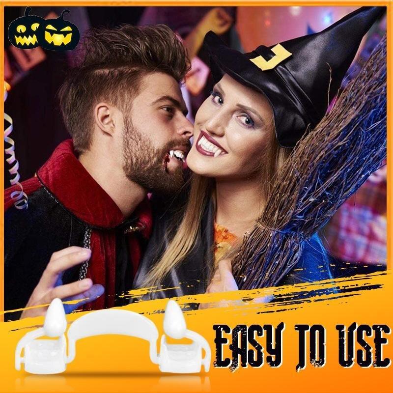Automatic Retractable Halloween Vampire Fangs