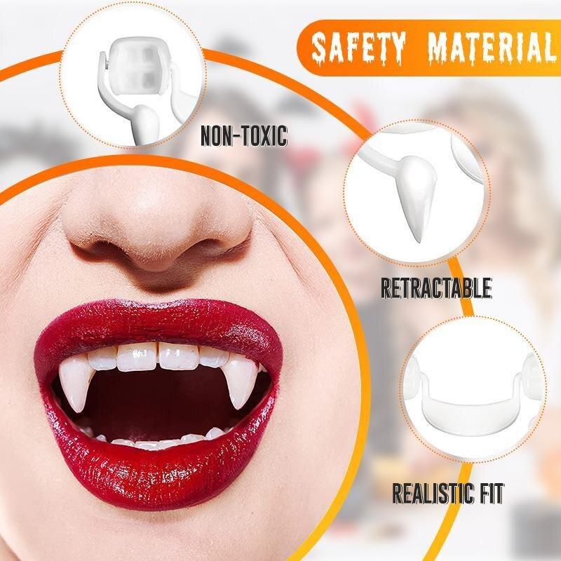 Automatic Retractable Halloween Vampire Fangs