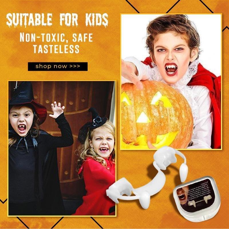 Automatic Retractable Halloween Vampire Fangs
