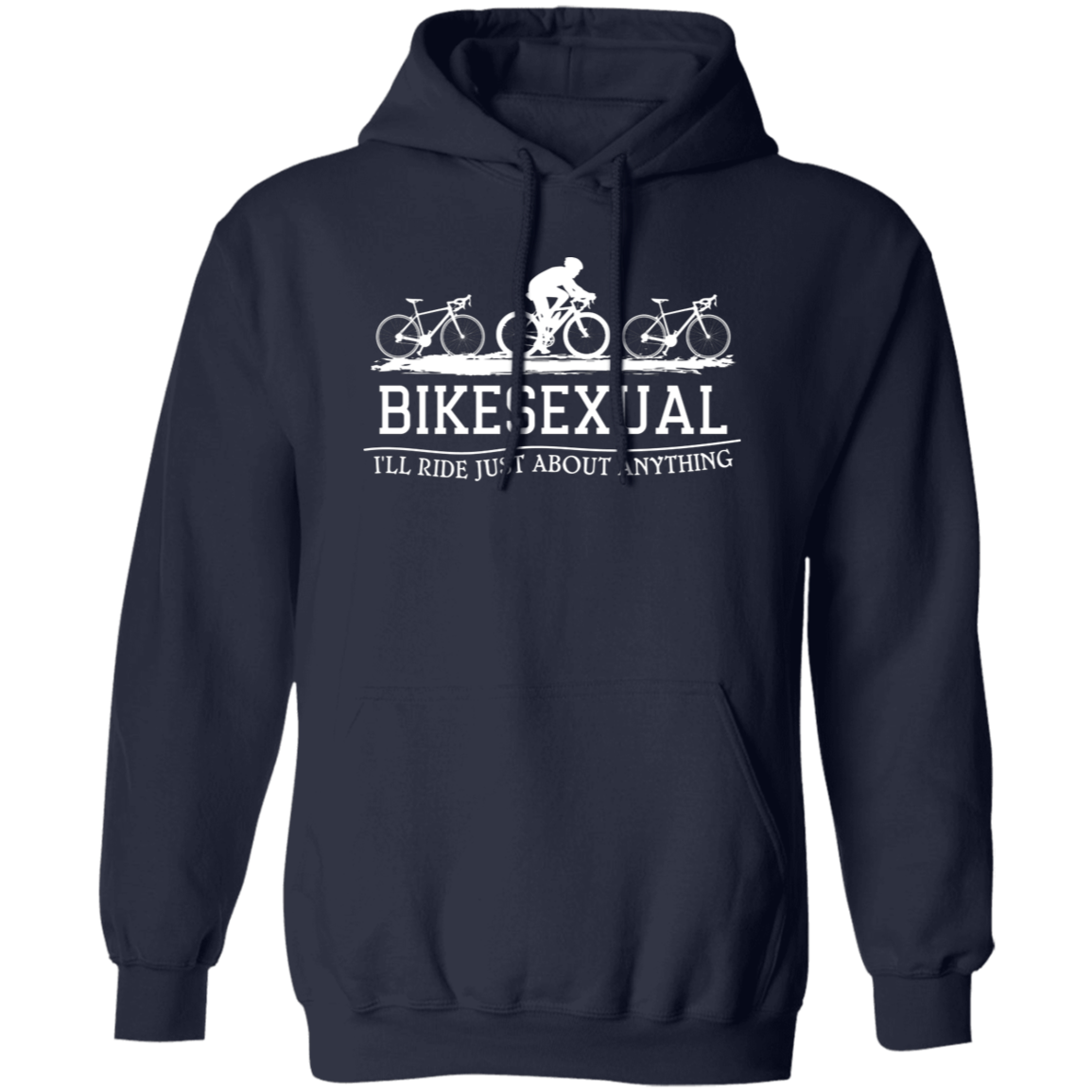 “Bikesexual” Hoodie – Warm Up with a Dash of Cycling Humor!