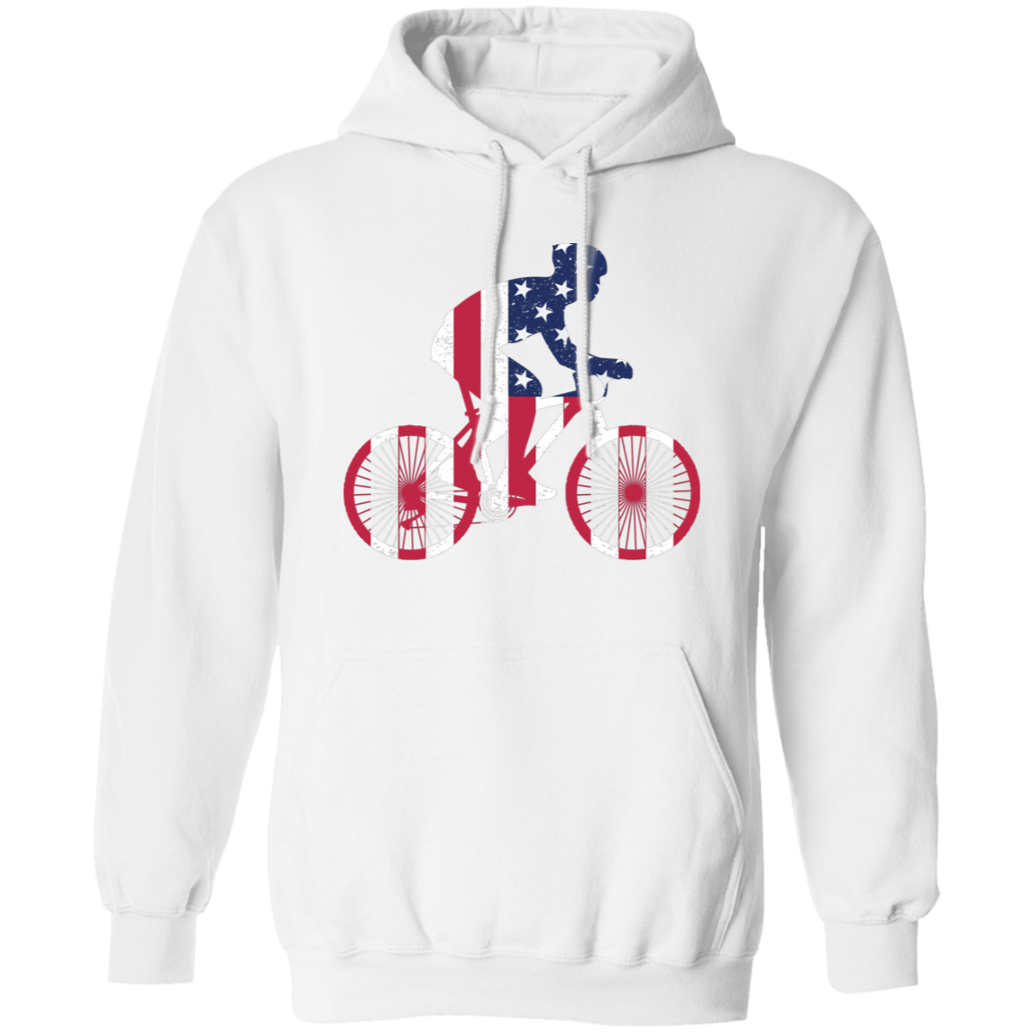 "Freedom Ride" Hoodie – Great Gift for Patriotic Cyclists!